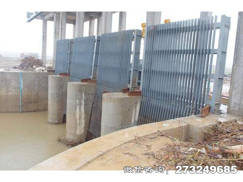 碧江水站进水口拦污栅