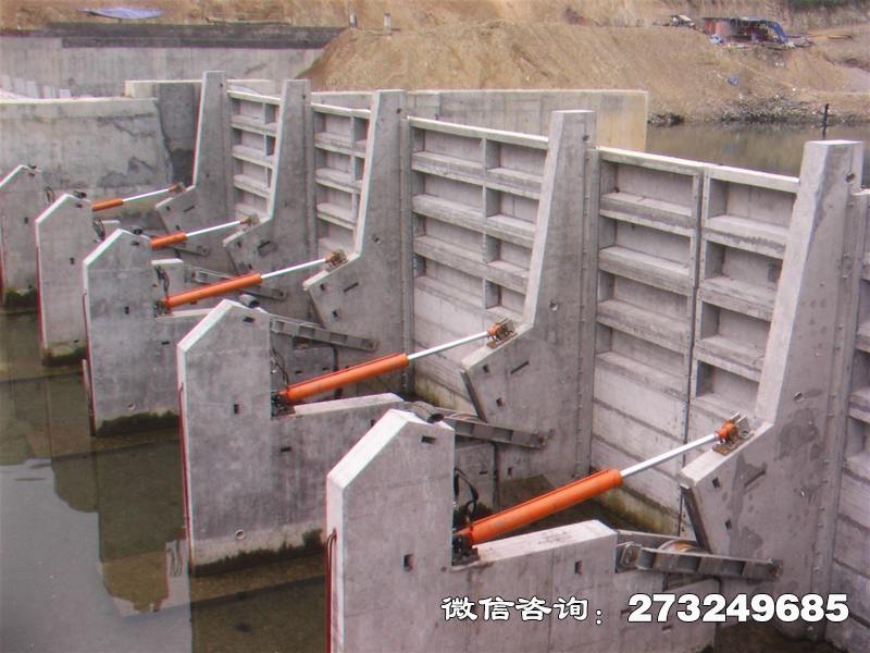 碧江止水大坝闸门