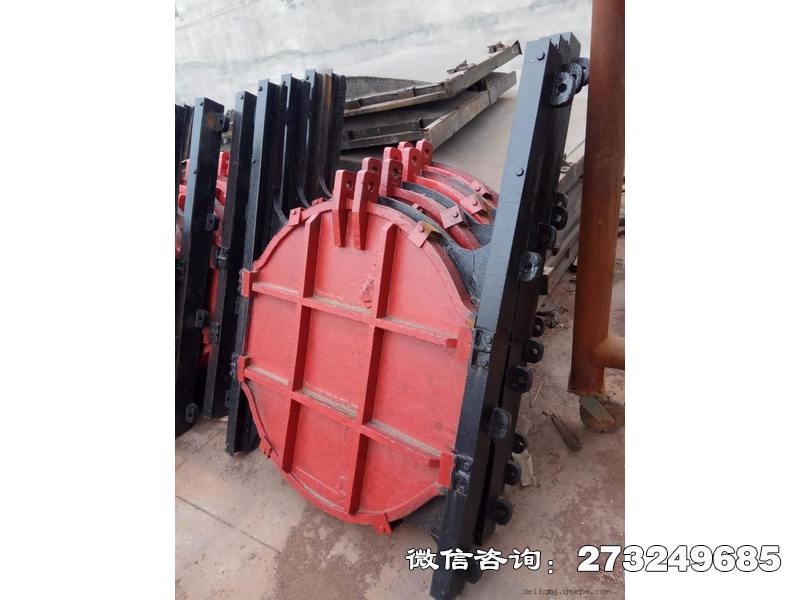 容县排水铸铁镶铜圆闸门